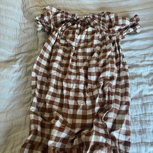 Doên x Heather Taylor Home Brown Rhône Dress